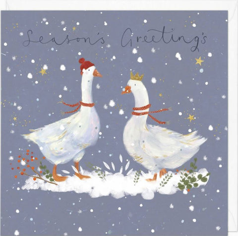 Gary and Graham the Geese Christmas Card