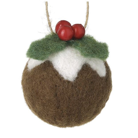 Heaven Sends Mini Felt Christmas Puddings