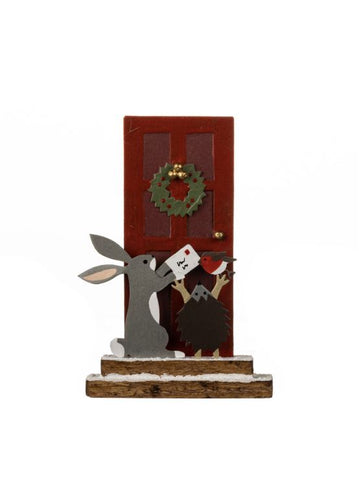 Posting the Xmas Card in the Letterbox Christmas Decoration from Shoeless Joe
