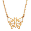 Annie Oak Butterfly Geometric Necklace