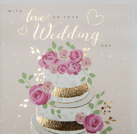With Love on Your Wedding Day card