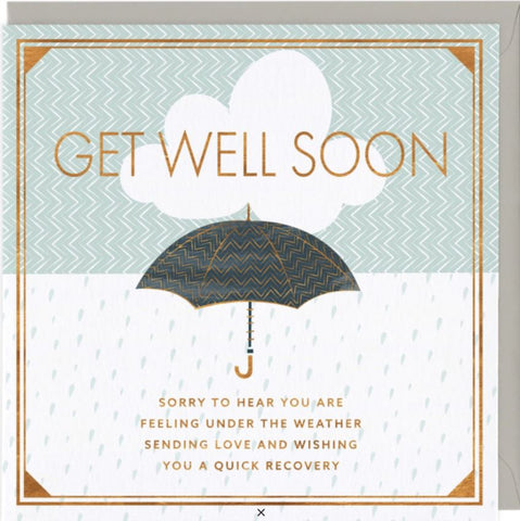 Under the Weather Get Well Soon Card