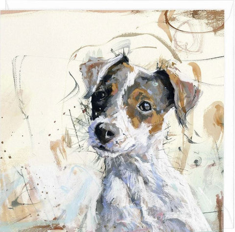 Whistlefish Jack Russell Greeting Card by James Bartholemew