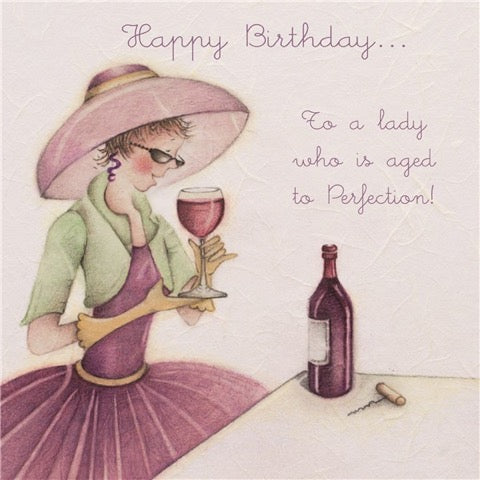 Happy Birthday to a Lady...birthday card from Berni Parker