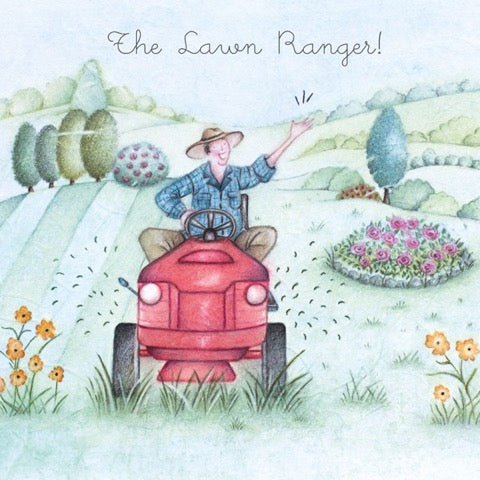 The Lawn Ranger! Greeting Card from Berni Parker