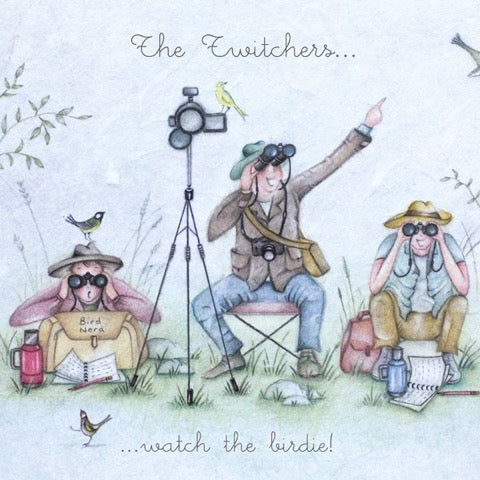 The Twitchers....  Greeting Card from Berni Parker