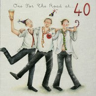 One for the Road at 40 Greeting Card from Berni Parker