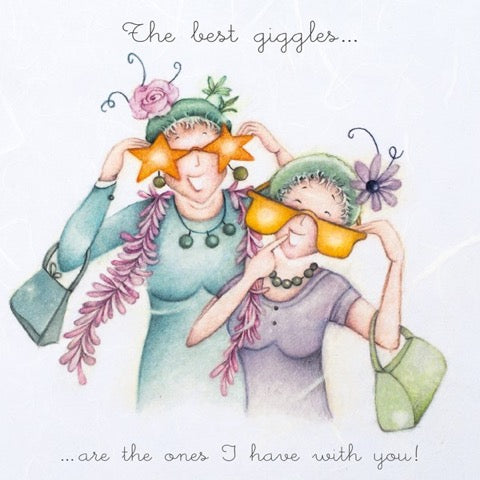 The Best Giggles.... Greeting Card from Berni Parker