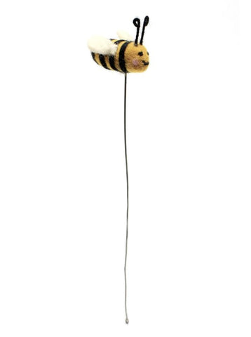 Amica Bumble Bee on a Wire Stick Decoration full length