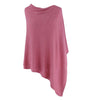 Italian Wool/Cashmere Rose Pink Poncho from Cadenza