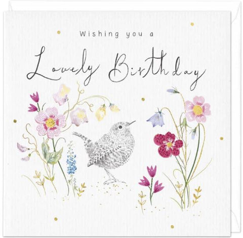 Wishing You a Lovely Birthday Greeting Card