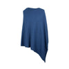 Italian Wool/Cashmere Mix French Navy Poncho from Cadenza