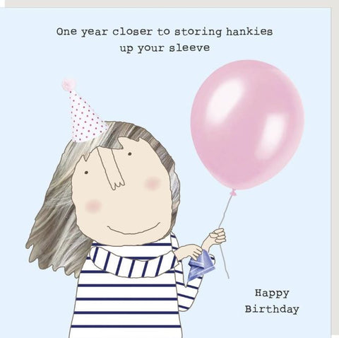 Hankies Birthday Greeting Card from Rosie Made a Thing