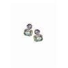 Hot Tomato Double Act Stud Earrings in  Lilac Wine