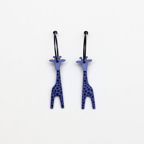 Lene Lundberg K-Form Lilac Giraffe Earrings