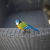 Small Metal Blue Tit on chair