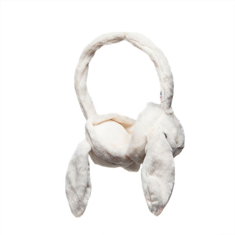 Jomanda Cream Bunny Earmuffs Side View