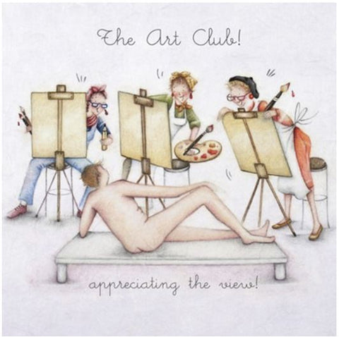 The Art Club!  greeting card berni parker