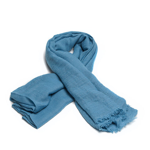 Plain Soft Turquoise Scarf