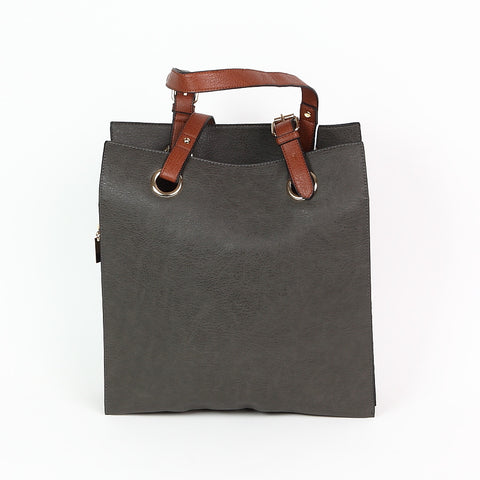 Grey Shopper Style Bag