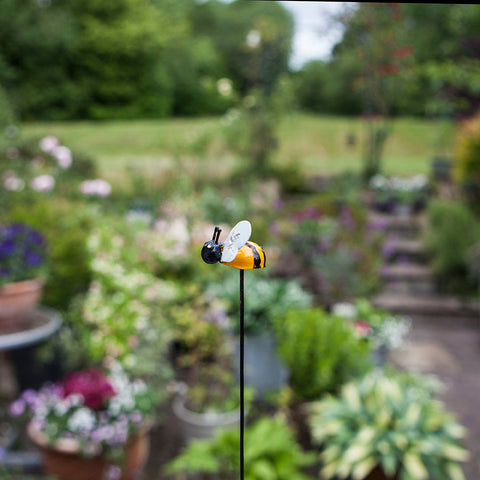 Bumble Bee on Stick Garden Decoration
