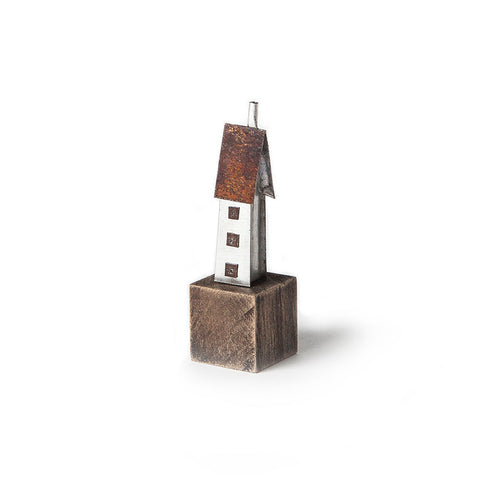 Mini Tall 'Detached' House Create Your World Sculpture by Sarah Jane Brown