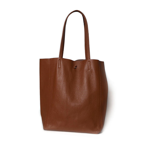 Italian Leather Tan Soft Slouchy Handbag