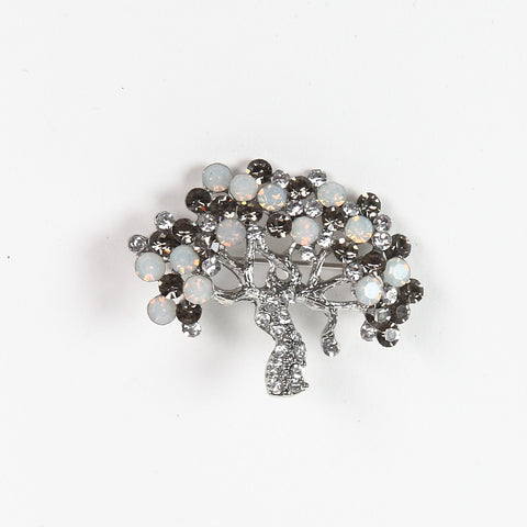 Sparkly Diamante 'Tree of Life' Brooch  