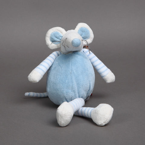 Mousehouse Blue Velour Mouse Kids Toy
