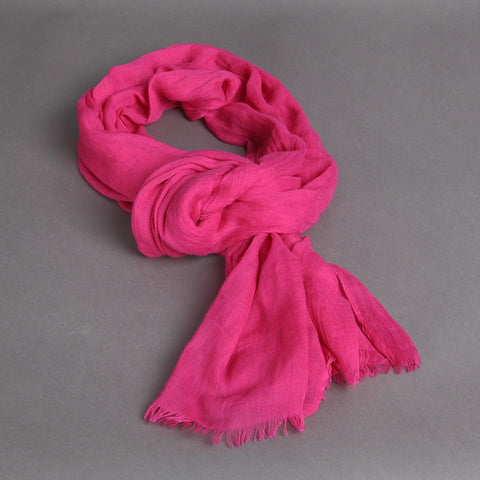 Self Coloured Scarf in Pink