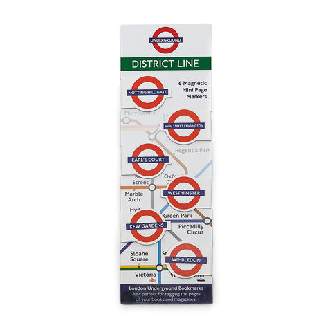 London Underground District Line Book Markers by If