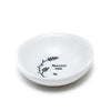 East of India Glazed Small Porcelain 'Special Mum' Dish side view