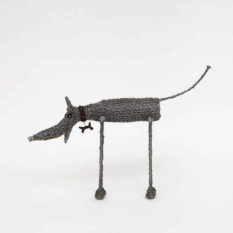 Sarah Jane Brown Knitted Wire (Large) Standing Dog 