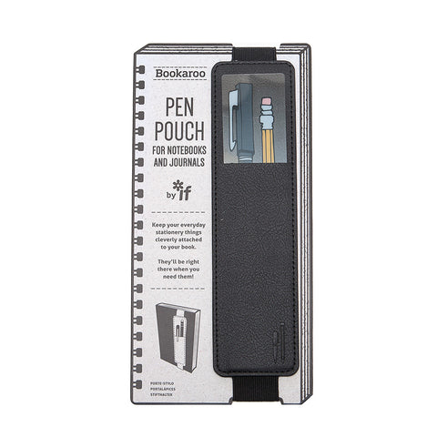 Bookaroo Black Pen Pouch for Books from IF