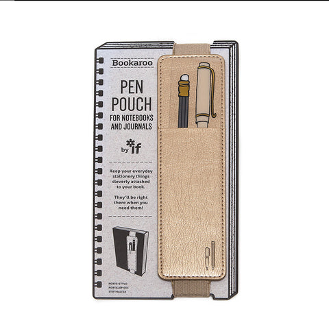 Bookaroo Gold Pen Pouch for Books from IF