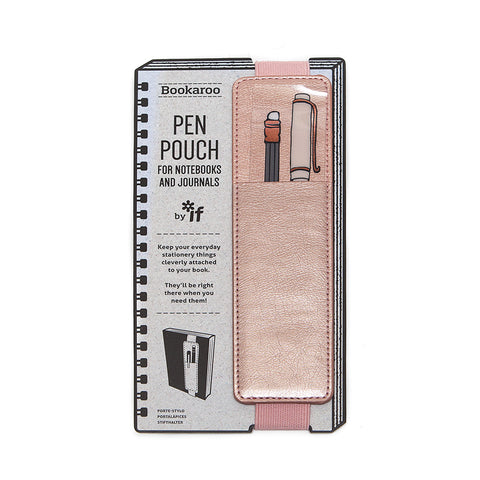 Bookaroo Rose Gold Pen Pouch for Books from IF