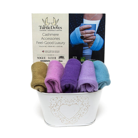 Turtle Doves not Just Gloves Pure Cashmere Wristwarmers