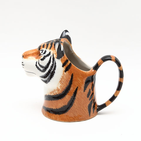 Quail Designs Small Ceramic Tiger Jug