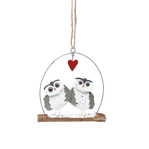 Two Little Owls on a Twig from Shoeless Joe
