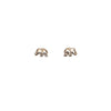 Pom Sterling Silver Elephant Stud Earrings
