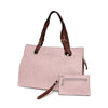 Cosmos Pink Wide Shopper Style Bag