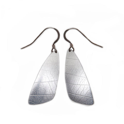 Mor by Design Moth Wing Aluminium and Silver Earrings