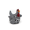 Doris the Quirky Hen from Naasgransgarden in black and white crackled finish.