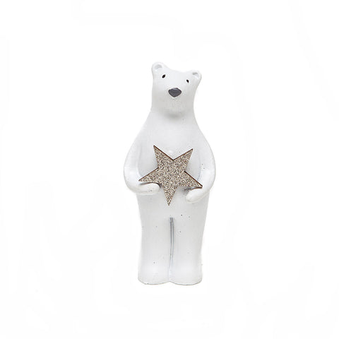Heaven Sends Standing Polar Bear with Star