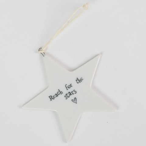 East of India Ceramic Star 'Reach for the Stars'