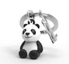 Metalmorphose Panda With Bamboo Keyring from Oli Olsen