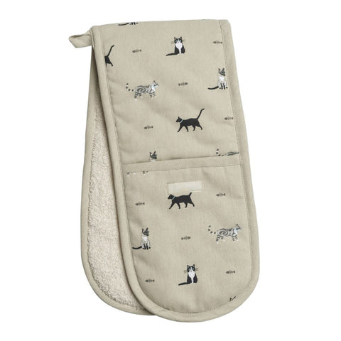 Sophie Allport Purrfect Double Oven Glove