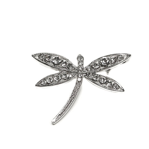 Stunning Sparkly Crystal Dragonfly  Brooch