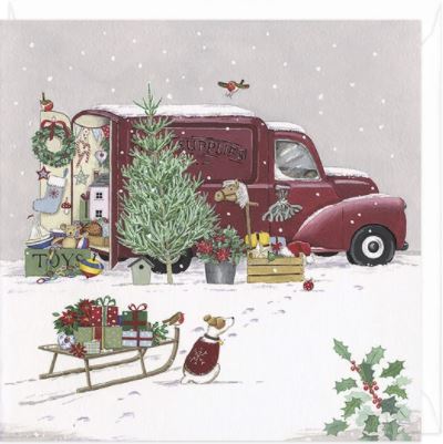 Festive Delivery Christmas Card