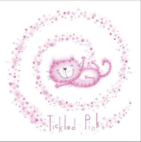 Tickled Pink Greeting Card from Flamingo